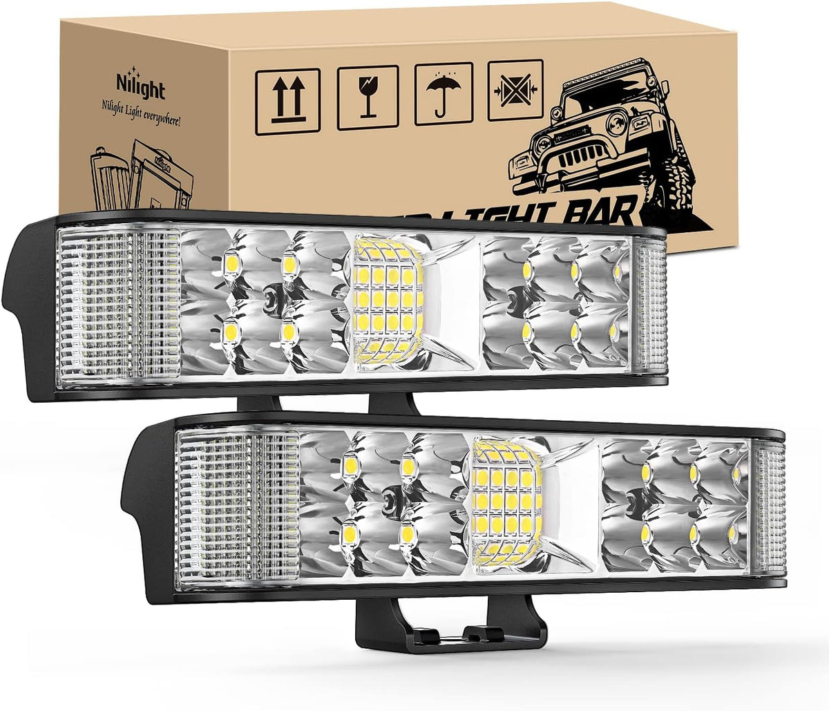 nilight side shooter led light bar / pods, main product view