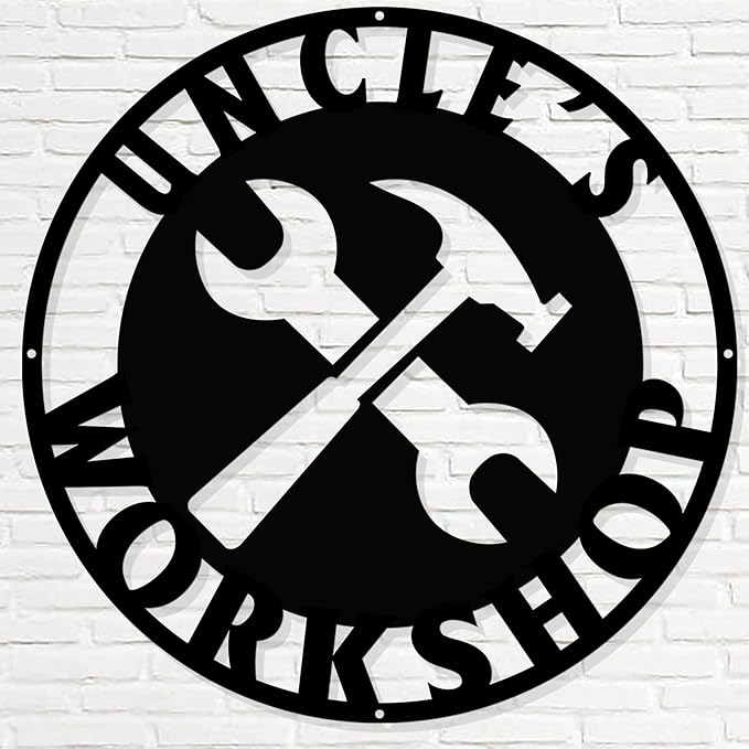 Personalized Papa's Workshop Metal Sign - Image 4