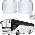2-Piece RV Windshield Sunshade | Reflective 240T Polyester Front Windshield by Autovir