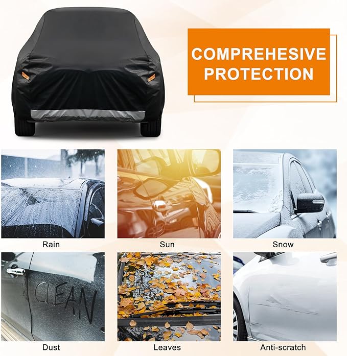 Kayme Truck Cover Custom Fit Dodge Ram 1500 Club/Extended/Quad Cab SB. Full - Image 3