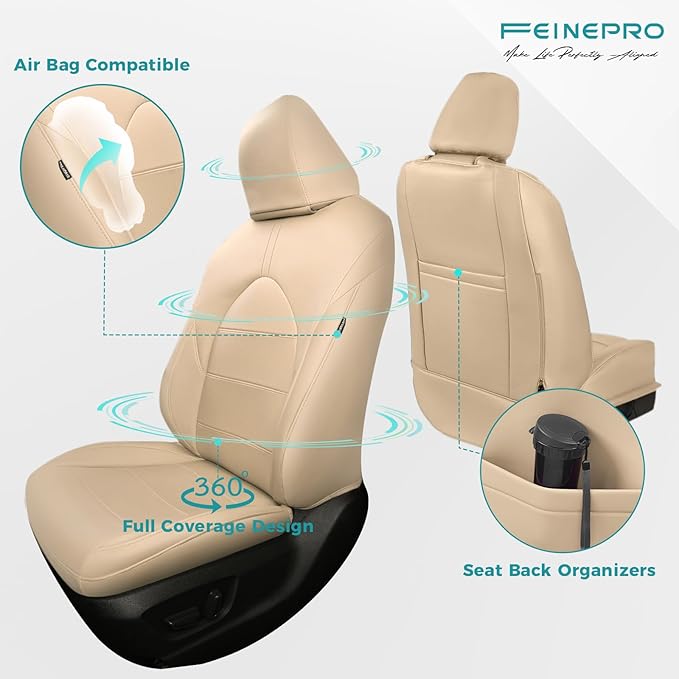 for Toyota Camry Seat Covers Hybrid LE SE 2018 2019 2020 2021 2022 2023 2024 - Image 3