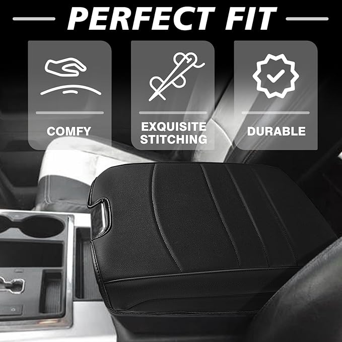 Muslogy Center Console Armrest Cover Compatible - Image 6