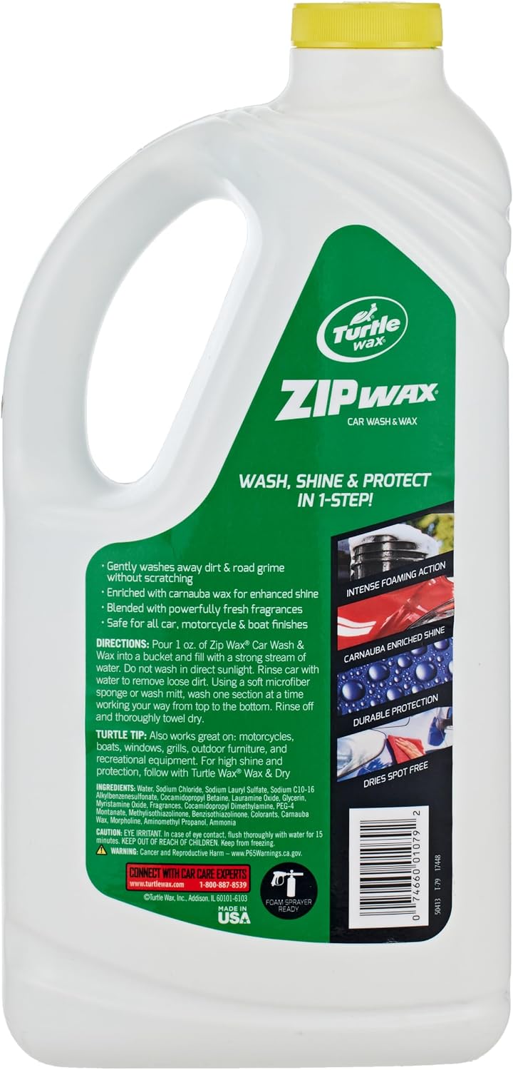 Turtle Wax T79 64 Oz Zip Wax® Car Wash