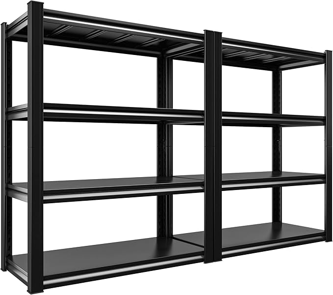 Raybee 40" W Garage Shelving 2000 LBS Storage Shelves 4 Tier Heavy Duty by Raybee