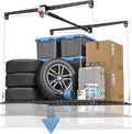 Overhead Garage Storage Rack, Heavy-duty 4x4 Ft Ceiling Storage Racks by KOKORACKER