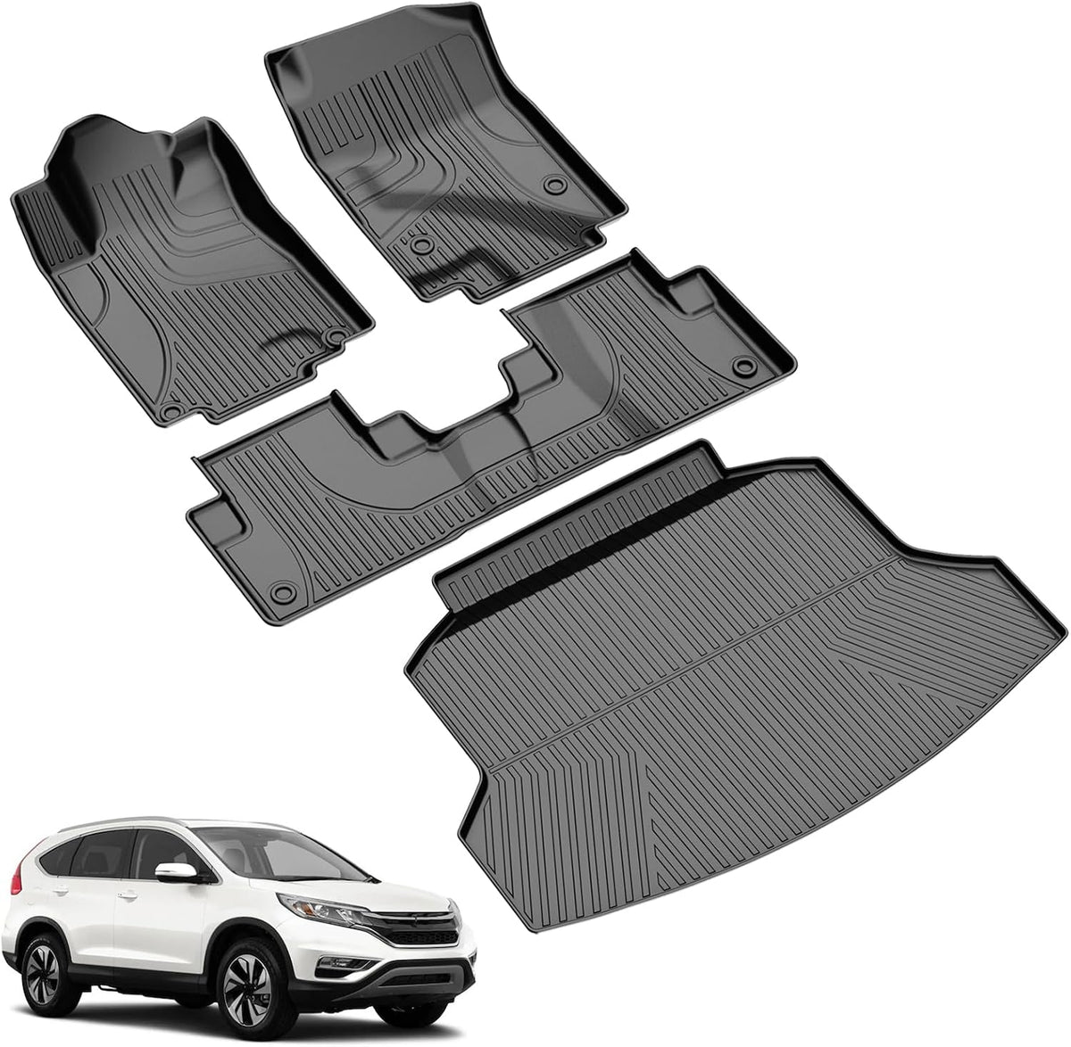 Floor Mats & Cargo Liner Fit for Honda CRV CR-V 2012-2016 LX, SE & EX