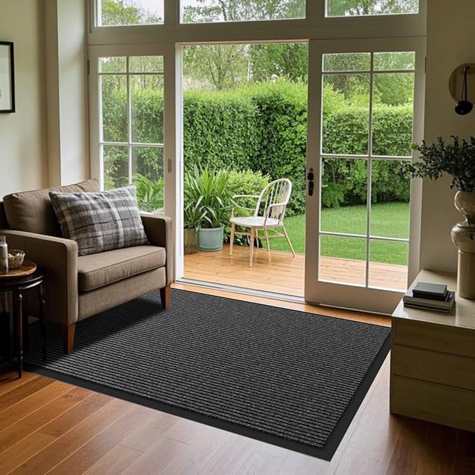 Front Door Mat, Commercial Door Mats Entrance, Low Profile Welcome Mats Non-Slip - Image 9