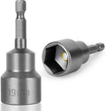TONDA RV Scissor Jack Socket, Camper Travel Trailer Drill Adapter, Works with 3/4 inch or 19mm Hex Drive Jacks, 1/4 Inch Hex Shank, 2 Pack