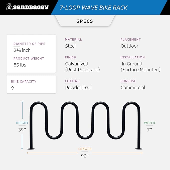 Sandbaggy Commercial Bike Racks - Image 2
