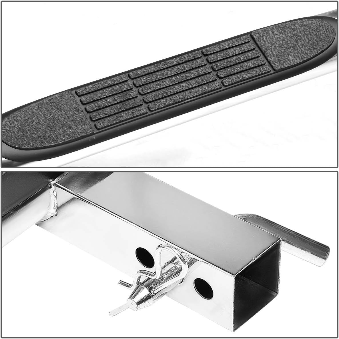 DNA MOTORING HITST-2-3-222-SS Class III 3" Hitch Step,Chrome