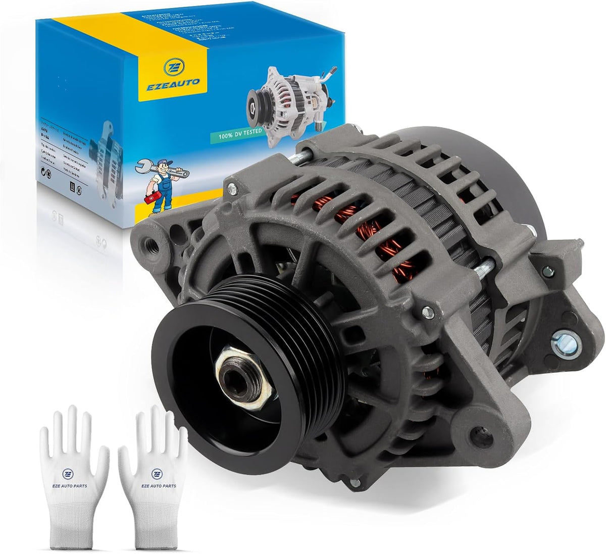 Ezexpreze 8460 New Alternator for Mercruiser Model 350 Mag MPI, 4.3L EFI
