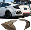 Tail Light Tint Covers Guards Fit for Honda Civic 2016-2021 Accessories DX/EX/LX/Si/Sport/Touring, Smoked Black Rear Light Protective Cover Guards Trim Set Exterior
