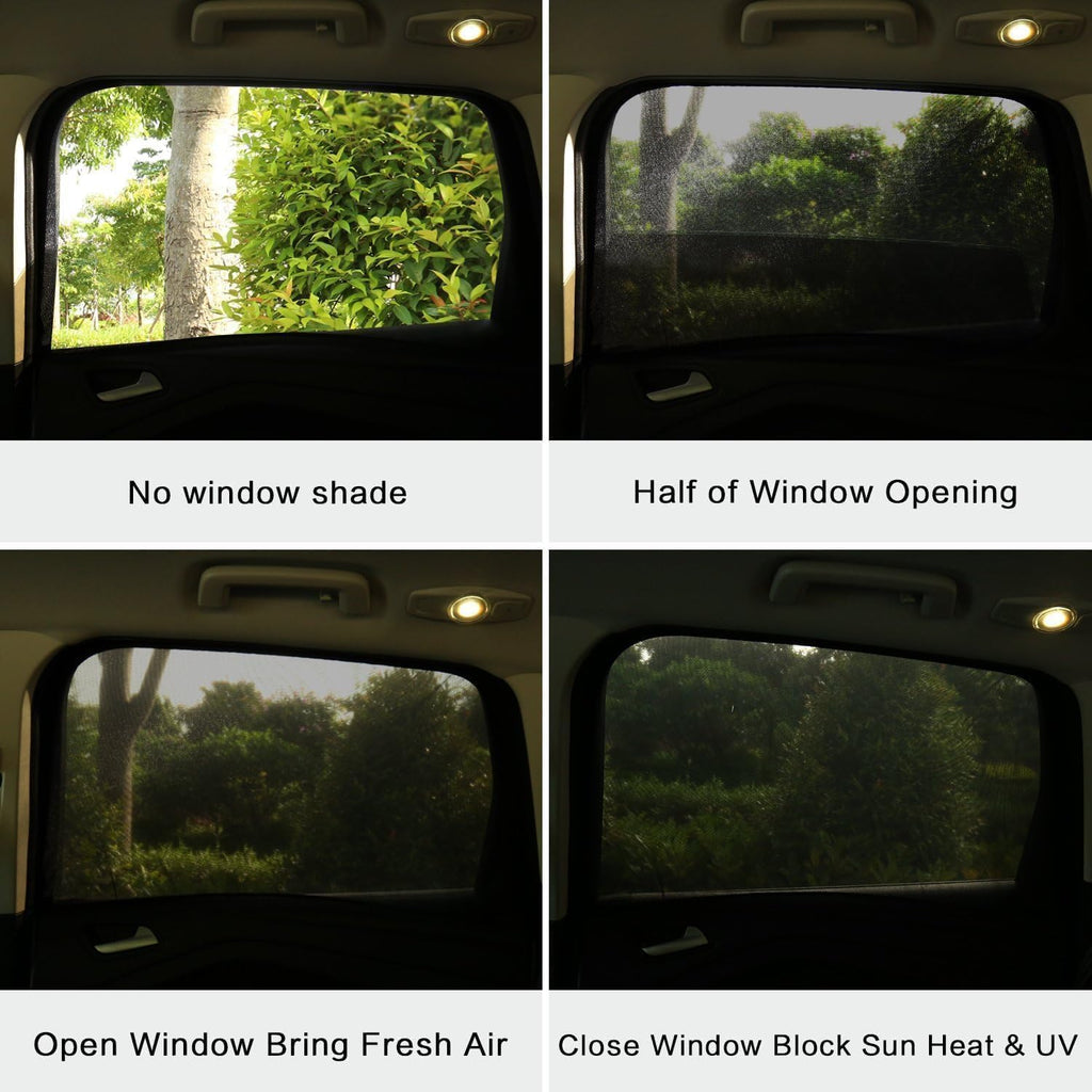 4 Pack Custom Fit Car Window Bug Net for Kia Sportage 2023 2024 2025, Anti-Mosquito Breathable Automotive Camping Sunshade Privacy Screen,B SUV Models