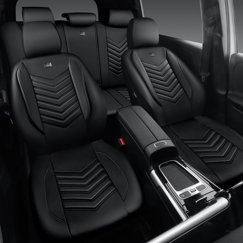 car pass 3d foam faux leather seat covers showing dimensions