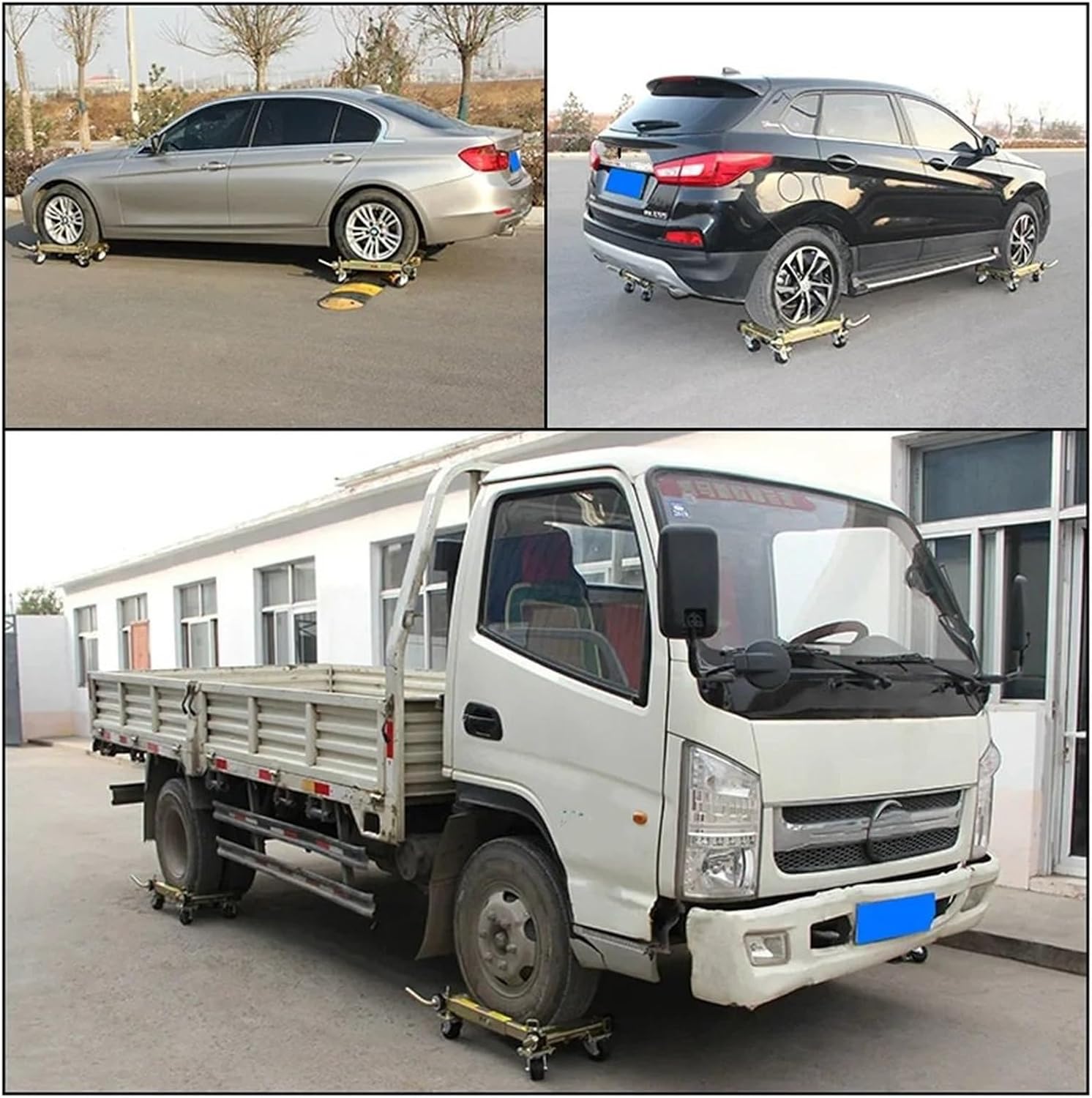 Car Moving Dolly 3T Hydraulic Machine Max Universal Wheel Mover Trailer Vehicle Mobile Device