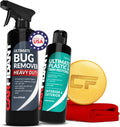 Carfidant Bug Remover Heavy Duty with Trim & Plastic Restorer - Car Exterior Cleaner
