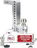 weigh safe aluminum trailer hitch, 2" receiver, 10", main product view