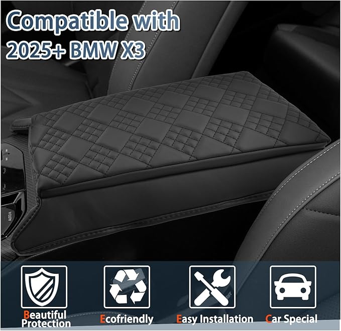 Ruiya 2025 BMW X3 Center Console Cover, - Image 2