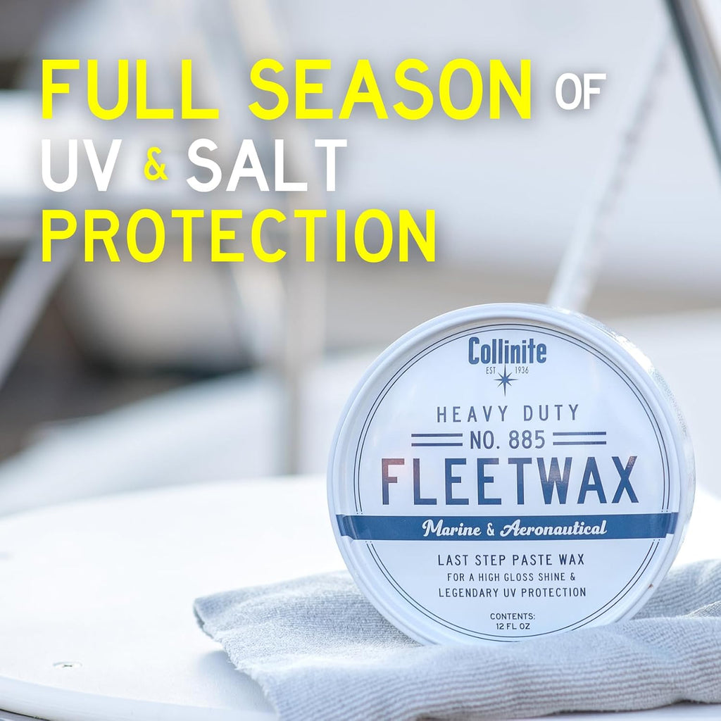 Collinite No. 885 Fleetwax Paste Wax, 12 Fl Oz - 3 Pack