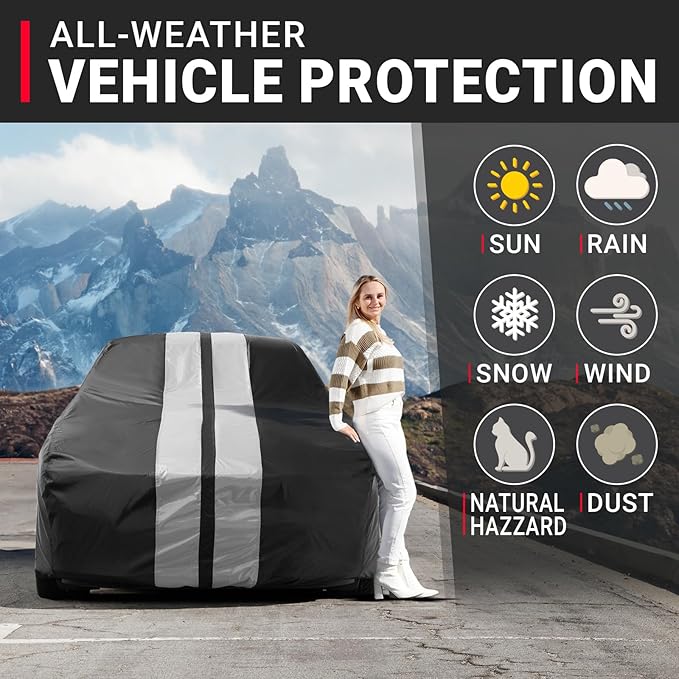 iCarCover Custom Car Cover for Chevy Impala Wagon Waterproof All Weather Rain - Image 2