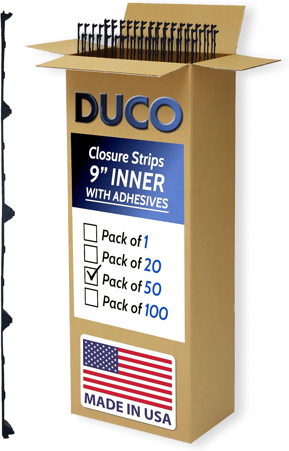 duco classic rib foam closure strips 3ft long, main product view
