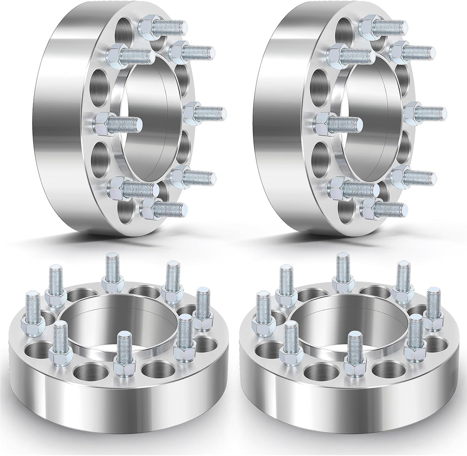 SCITOO Hubcentric Wheel Spacers 8x6.5 to 8x6.5 Thick 2 inch 9/16 121mm for Dodge Ram 2500 Ram 3500 for Ram 2500 3500