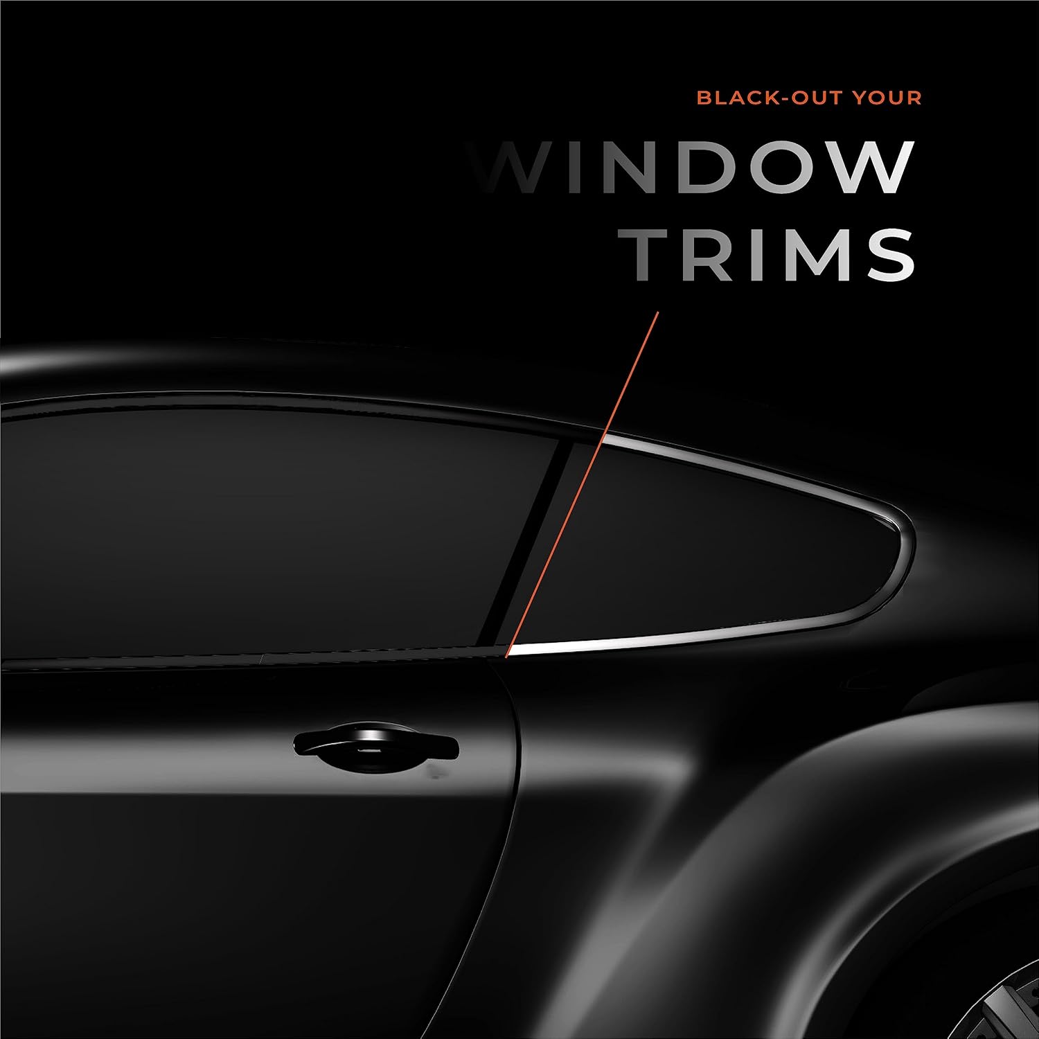 VViViD+ Ultra-Gloss Piano Black Air-Release Adhesive Premium Vinyl Pinstripe Tape Roll (1/2 Inch x 20ft)