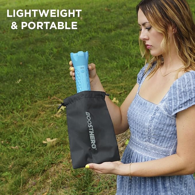 BoostHero Portable Car Battery Jump Starter, 000mAh Power Bank, LED Flashlight - Image 6