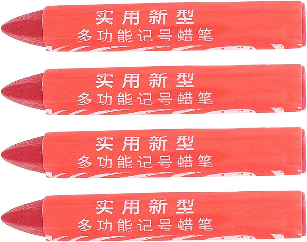 Hemoton 4pcs Tire Paint Marker Pens for Car Tire Repair Waterproof Wax Crayons with Plastic Material for Marking Repair Position and Lumber