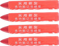 Hemoton 4pcs Tire Paint Marker Pens for Car Tire Repair Waterproof Wax Crayons with Plastic Material for Marking Repair Position and Lumber