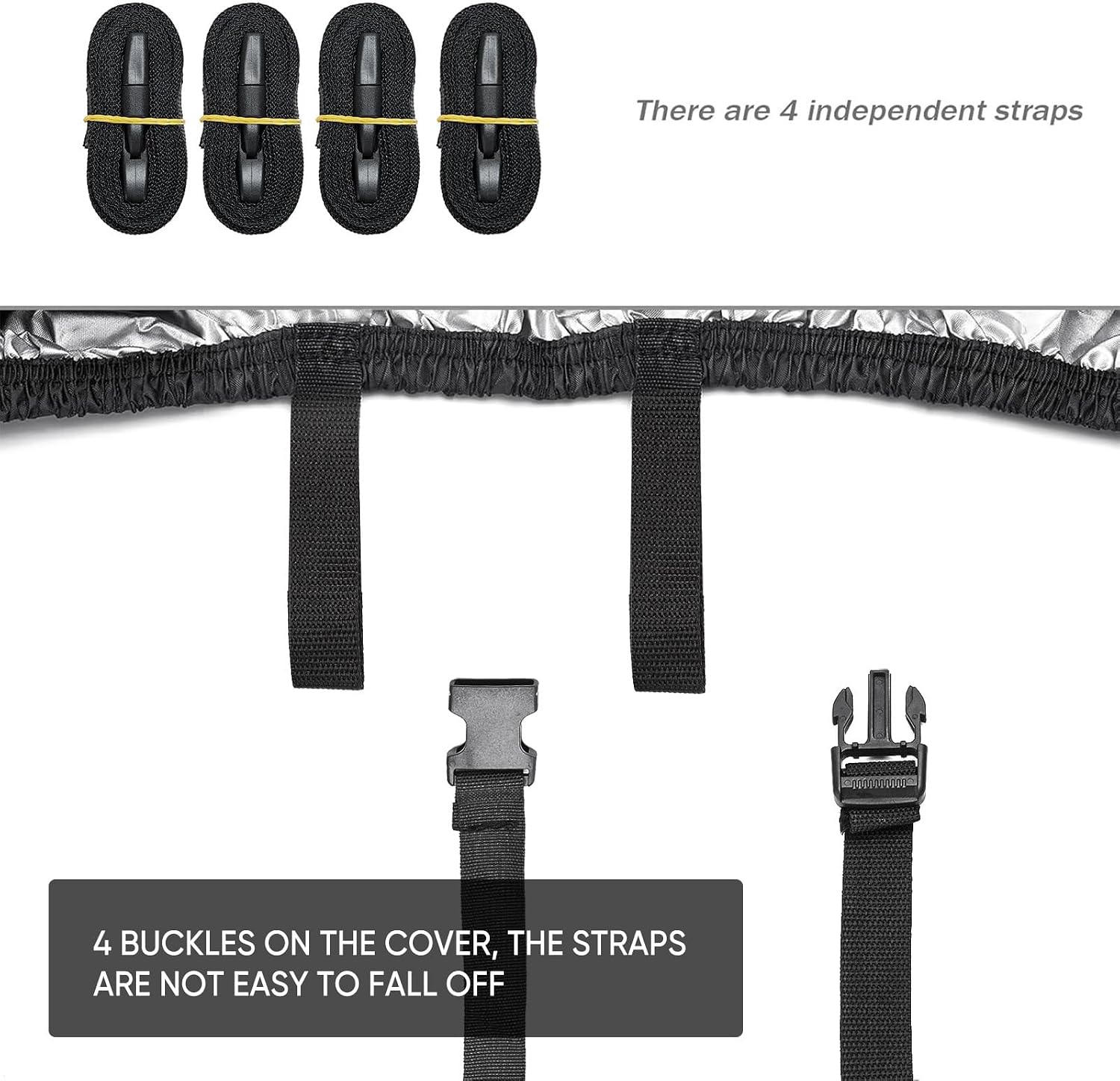 NEVERLAND Jet Ski Cover Suitable for 2 3 Seater Jetski Covers Heavy Duty Waterproof with 2 Air Vent Marine Grade UV Resistant Compatible with Yamaha Sea-Doo Lengths 120'' to 135"(Black)