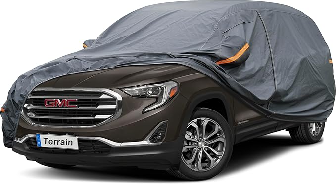 Premium Car Cover Custom Fit GMC Terrain, 16 Layers Heavy Duty Car Cover by GUNHYI