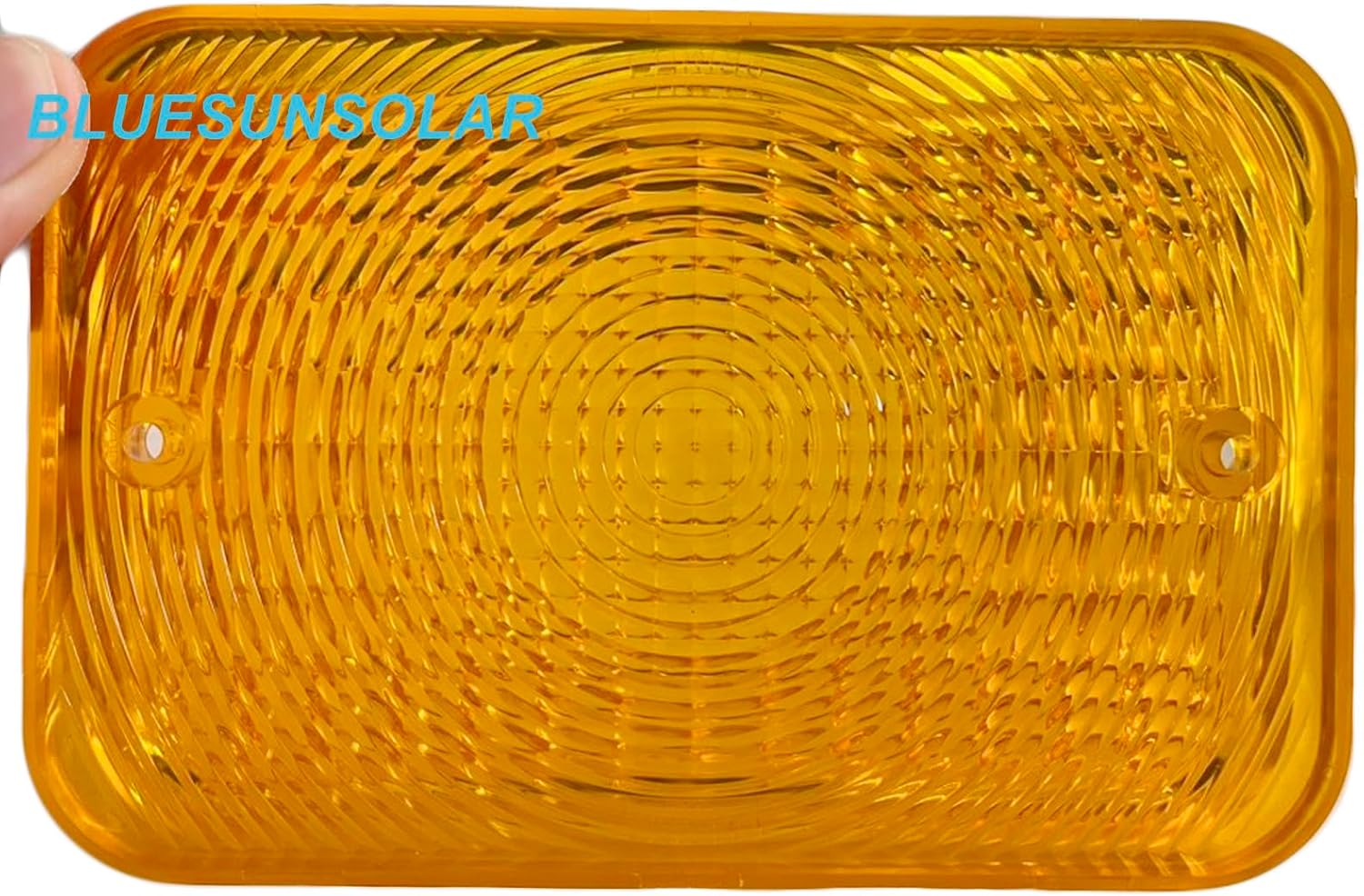 BLUESUNSOLAR 2X Amber Lens LVU18745 Tail Light Lens Replacement for John Deere Tractor 1023E 1025R 1026R 2025R 2027R 2032R 2038R 2305 2320 2520 2720 (2PCS-LVU18745)