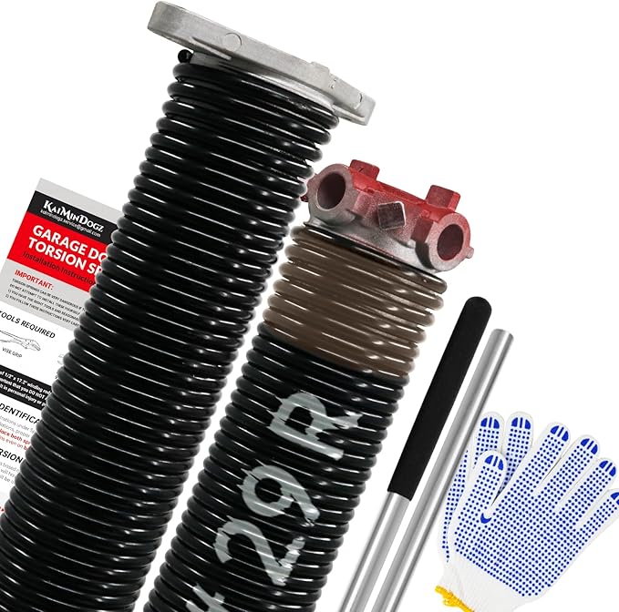 Pair of 1.75" Garage Door Torsion Springs Set by KaiMinDogzGarageDoorSpring