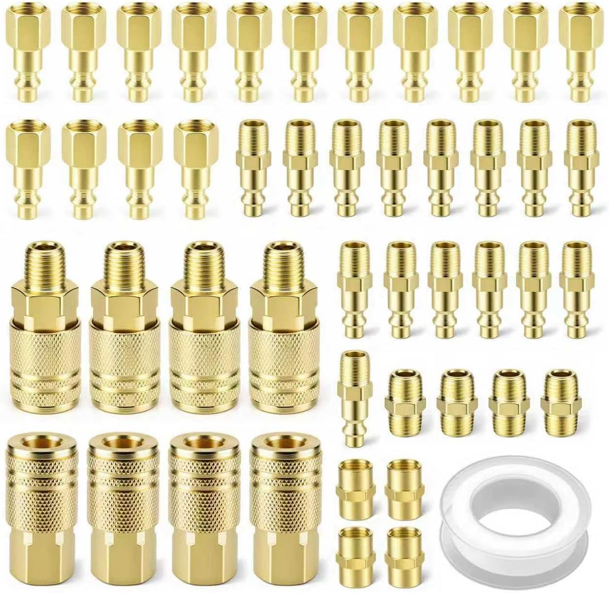 1/4 inch quick connect air hose fittings, premium, main product view