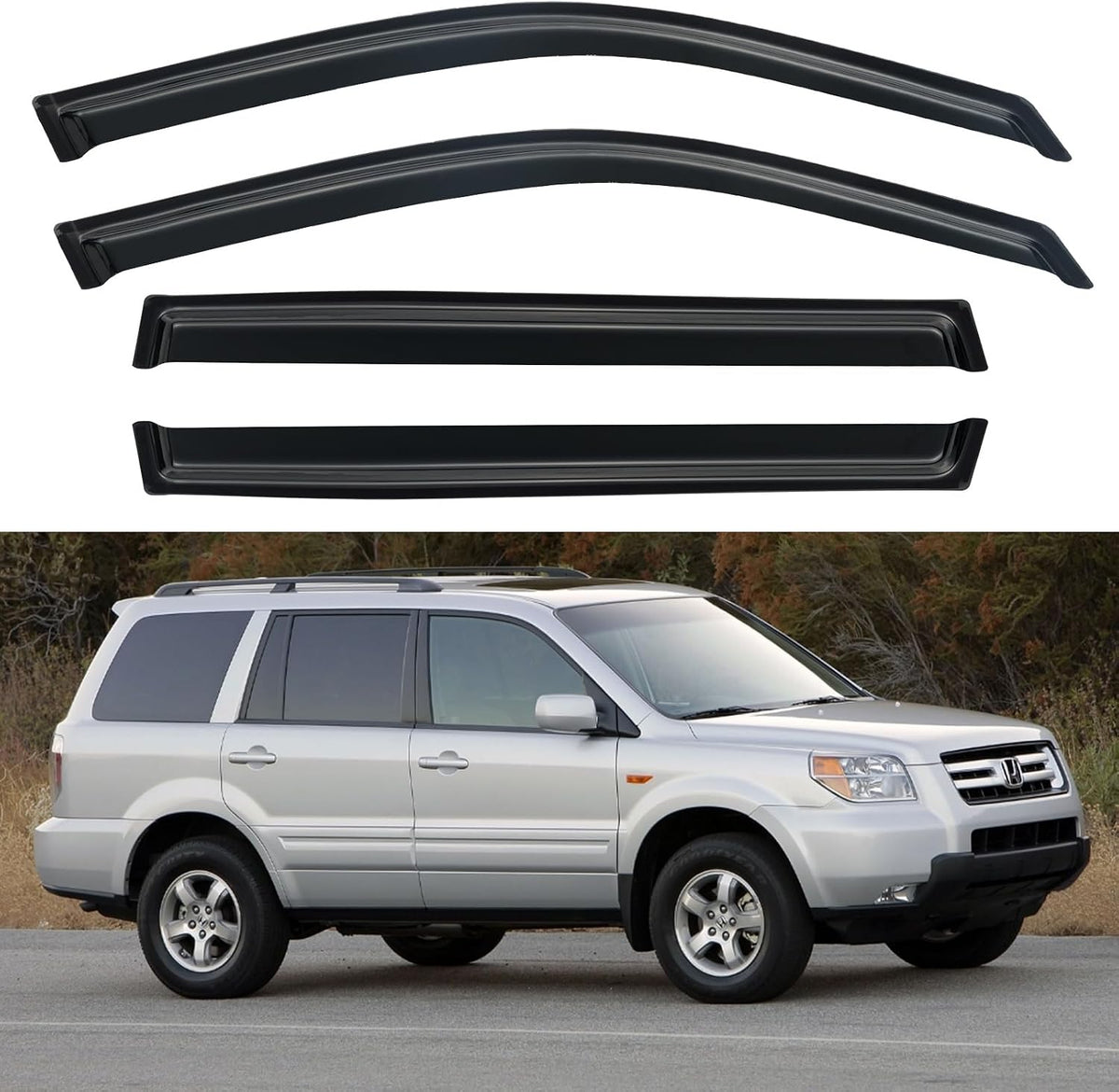Window Visors Rain Guards Shield
