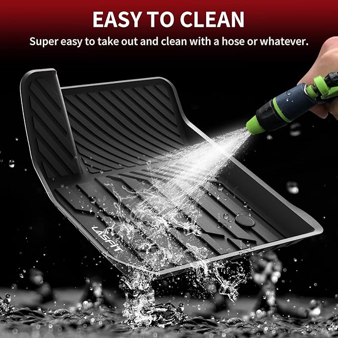 LASFIT Floor Mats for Cadillac XT4 2019-2025, All Weather TPE Custom Fit - Image 6