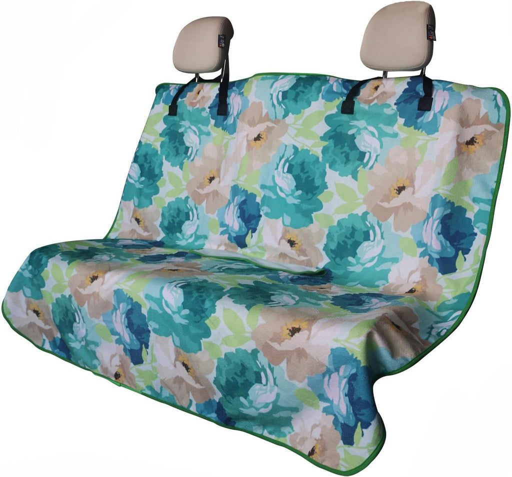 Back Seat Cover for Car Trucks Van SUV, Waterproof Rear Bench Towel Seat Covers