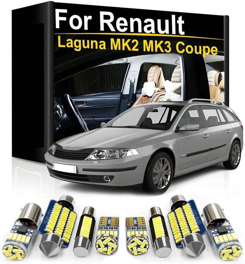 LED Interior Light, for Renault Laguna MK2 MK3 Coupe 3 2 3D 2001 2002 2003 2004 2005 2006 2007 2009 2011 2015 Accessories