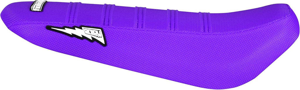 Enjoy Mfg Seat Cover - Compatible with E Ride Pro E-Ride Pro eRide Pro Electric Bike (Color Rib) Bolt #433 (All Purple with Purple Ribs)