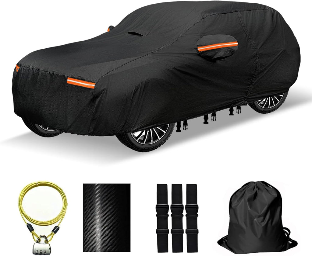 30 Layers SUV Car Cover for Automobiles All Weather Waterproof, Outdoor