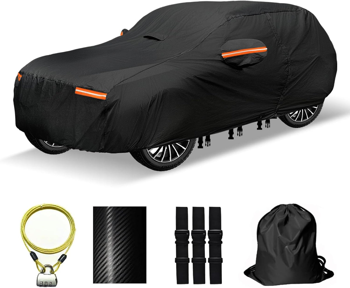 30 Layers SUV Car Cover for Automobiles All Weather Waterproof, Outdoor