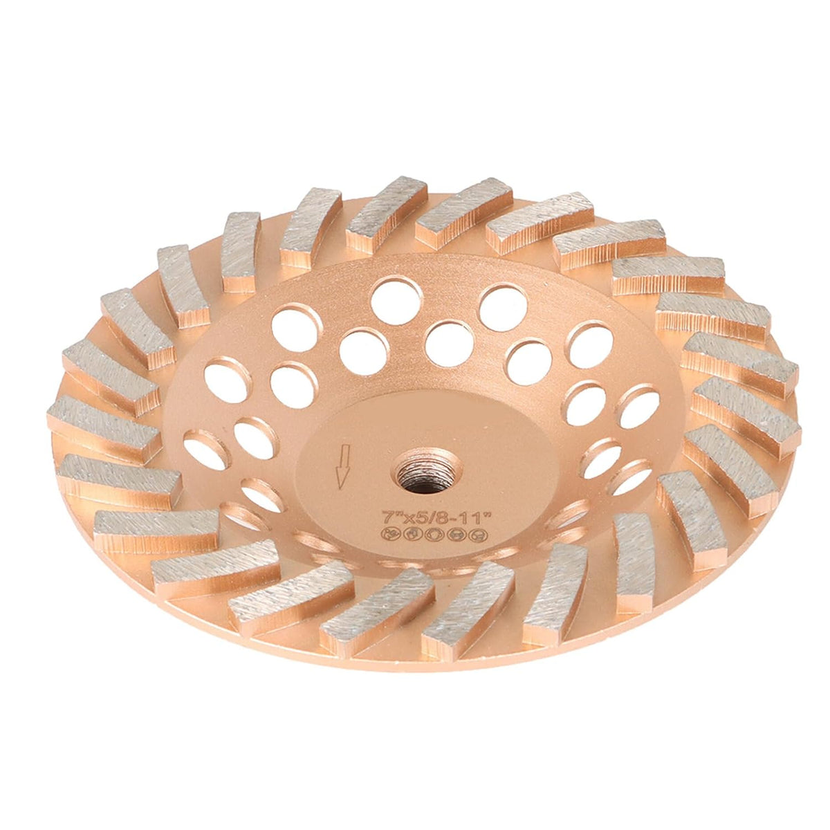 kimllier 7 inch concrete grinding wheels 24 turbo, main product view