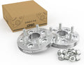 CMO 25mm (1") 5x114.3 Wheel Spacers 66.1mm Hubcentric M12x1.25 Studs 2PCS | 6061-T6 Forged, 10.9 Grade Studs, Anodized, For Nissan 370Z 350Z 240SX 300ZX GTR Murano Maxima Sentra Infiniti Q60 G37 G35