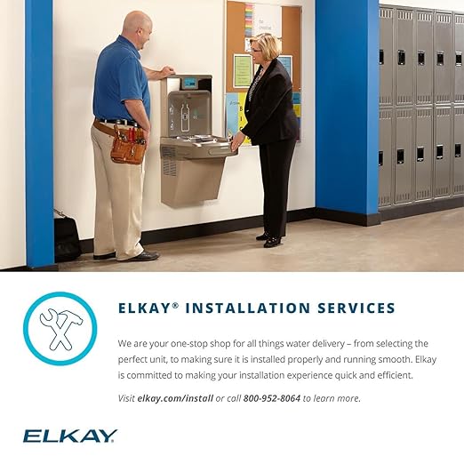 Elkay Wall Mount ADA Cooler Non-Filtered Non-refrigerated Stainless - Image 2