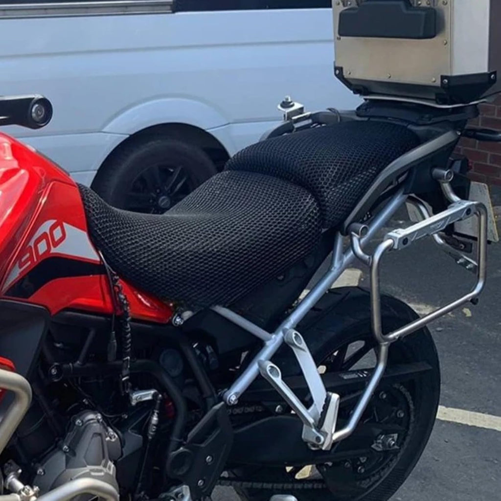 Suitable for TIGER900 Tiger900 2026 2025 2024 Motorcycles, mesh Breathable and Heat-Insulating seat Cover for Summer Sun Protection.