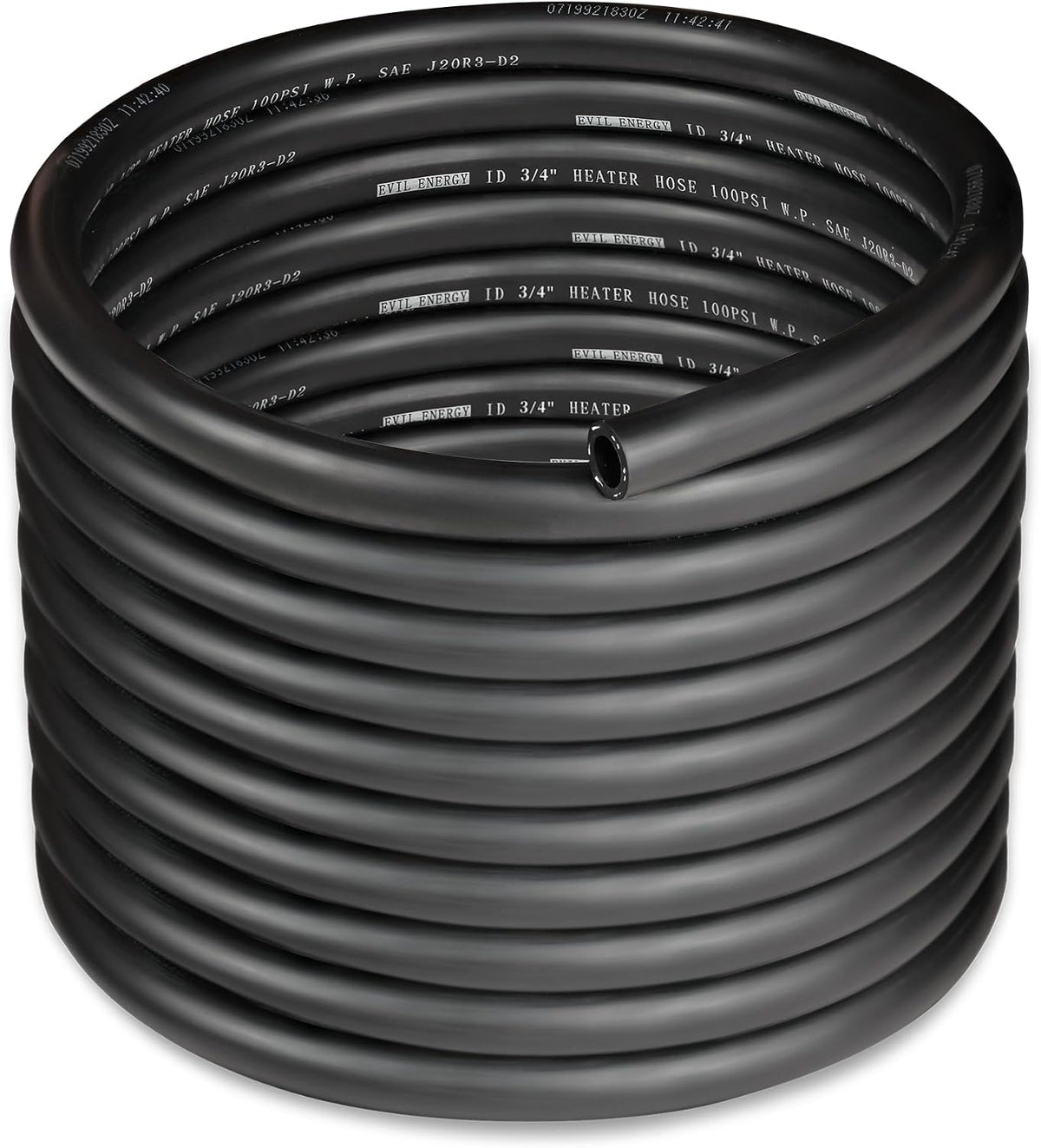 EVIL ENERGY 3/4" Heater Hose Coolant Radiator Straight 100PSI SAE 20R3 25FT