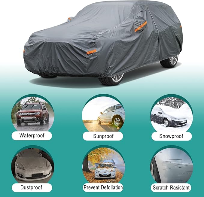 Premium Car Cover Custom Fit Toyota RAV4, 16 Layers Heavy Duty Car Cover - Image 4