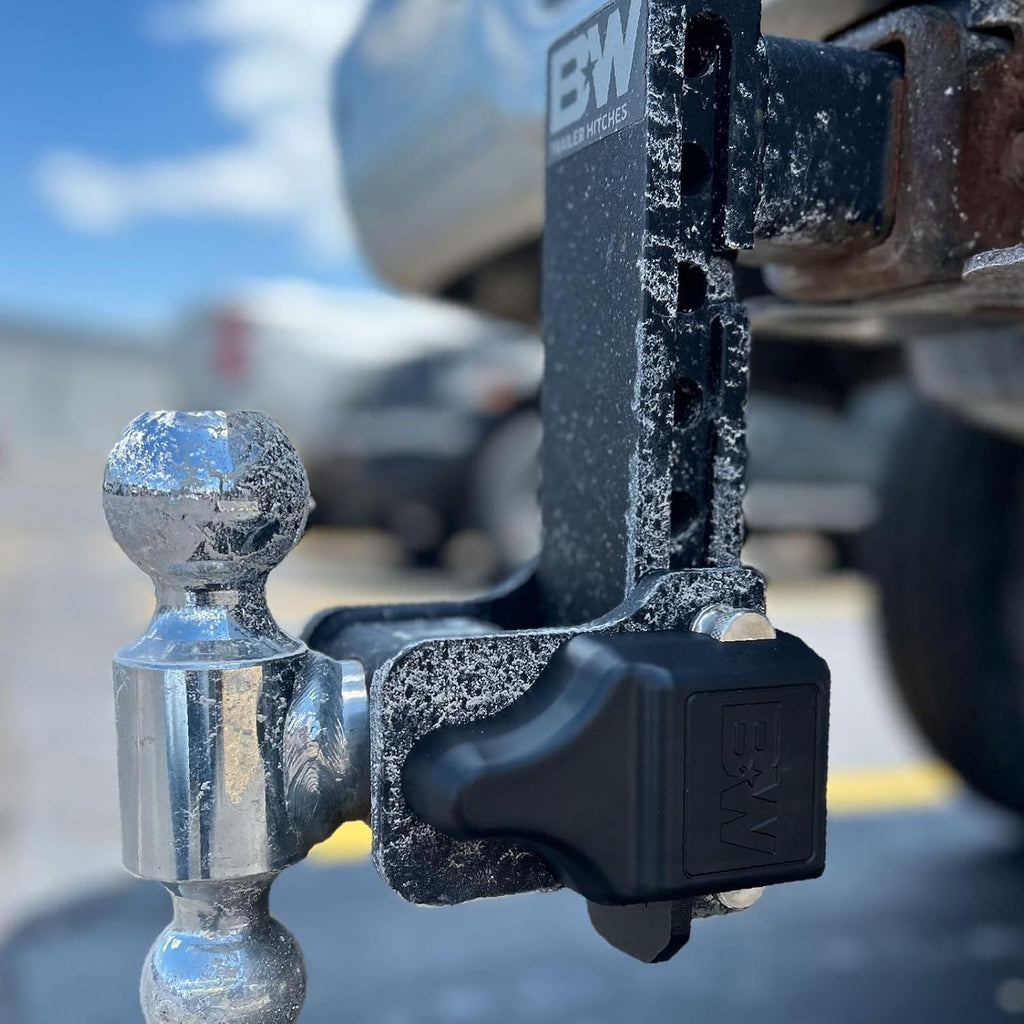 B&W Trailer Hitches Tow & Stow Pin Lock - All-in-One Lock for Adjustment Pins - TS51241