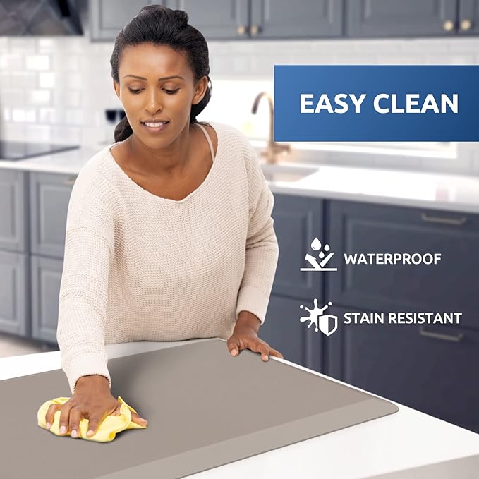 KitchenClouds Kitchen Mat Cushioned Anti Fatigue Kitchen Rug 17.3"x60" - Image 3